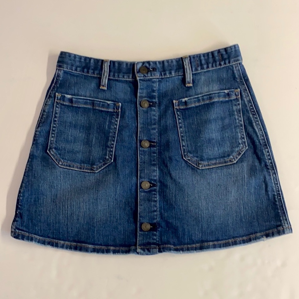Ralph Lauren Denim & Supply Tilden Button Front Skirt.Size 10.Runs small
